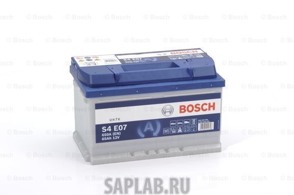 Купить BOSCH 0092S4E070 Аккумулятор автомобильный BOSCH 0 092 S4E 070 65 Ач