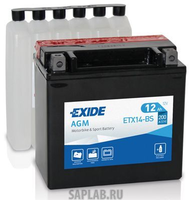 Купить запчасть EXIDE - ETX14BS 