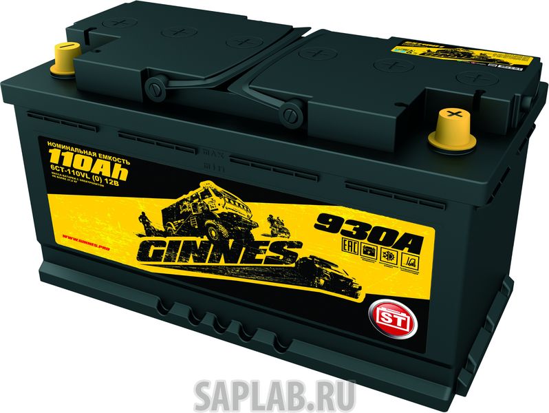 Купить GINNES GS11001 Аккумулятор автомобильный GINNES ST 6CT-110.0 GS11001