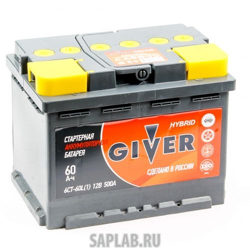 Купить GIVER 1539 Аккумулятор GIVER HYBRID 60R