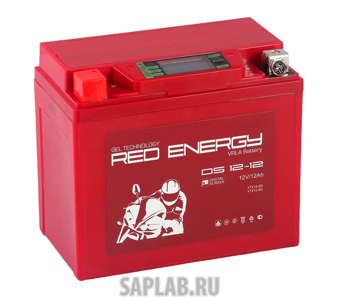 Купить RED_ENERGY DS1212 Аккумуляторная батарея Red Energy DS 1212АКБ 6СТ - 12 Ач Red Energy AGM VRLA (YTX12-BS)