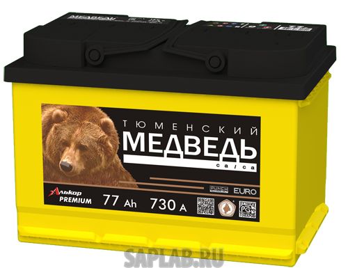 Купить ТЮМЕНСКИЙ_МЕДВЕДЬ 6СТ77LA0 Аккумулятор Тюменский медведь 6СТ77LA0 77 Ач ОП