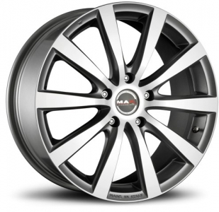 Купить Mak WHS101837 Iguan-L 16/6,5 ET39 Graphite mirror face