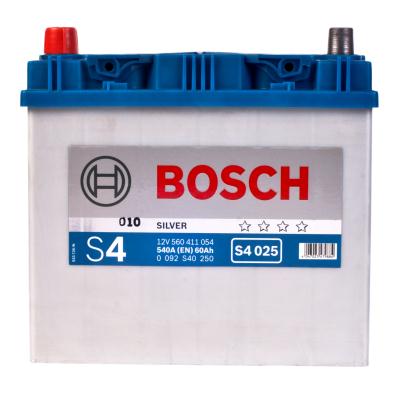 Купить BOSCH 0092S40250 Аккумулятор автомобильный BOSCH S4 Silver 0 092 S40 250 60 Ач