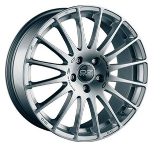 Купить Oz WHS057788 Superturismo GT 16/7 ET43 Race silver + black lettering