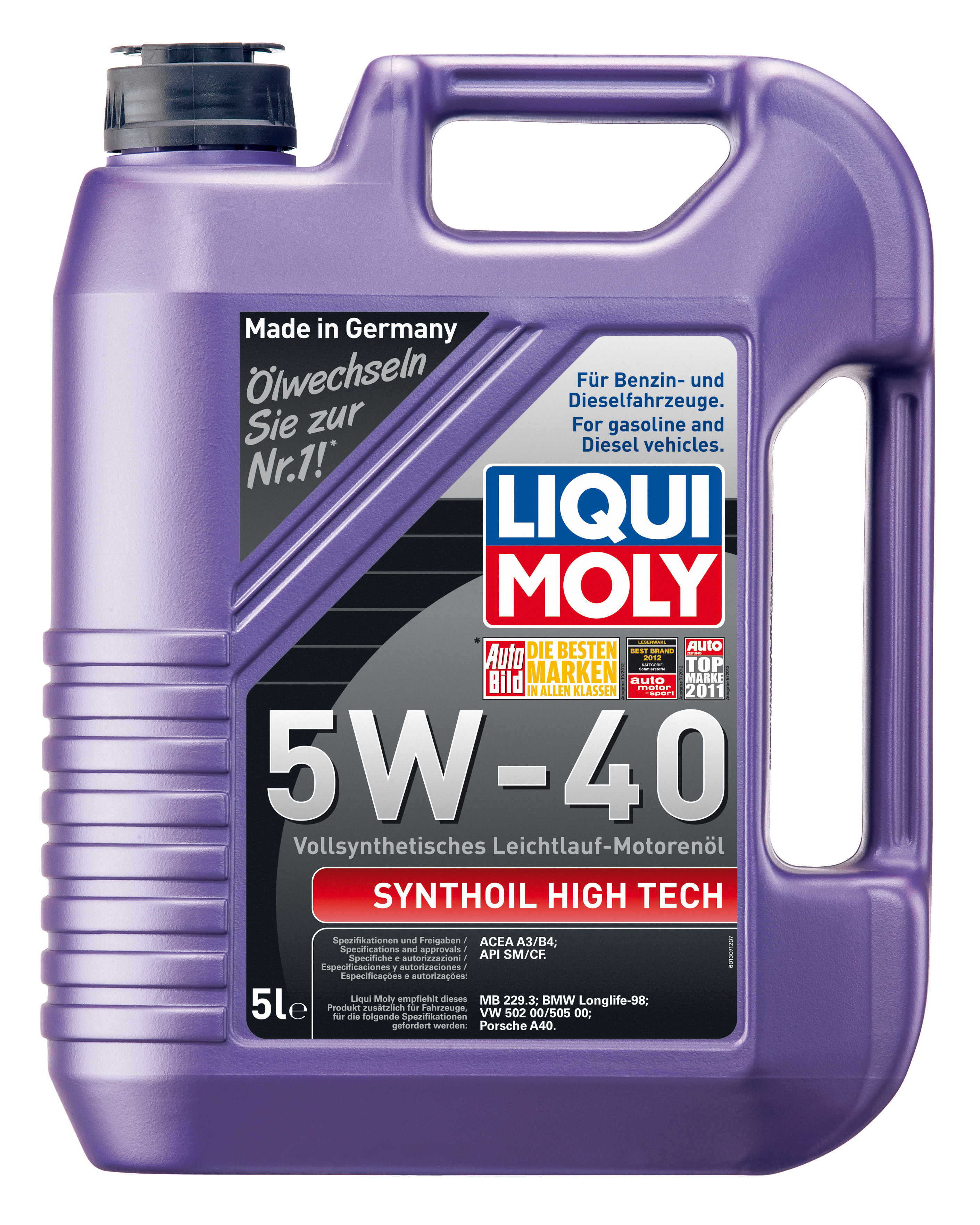 Купить Liqui moly 1925 Synthoil High Tech SAE 5W-40